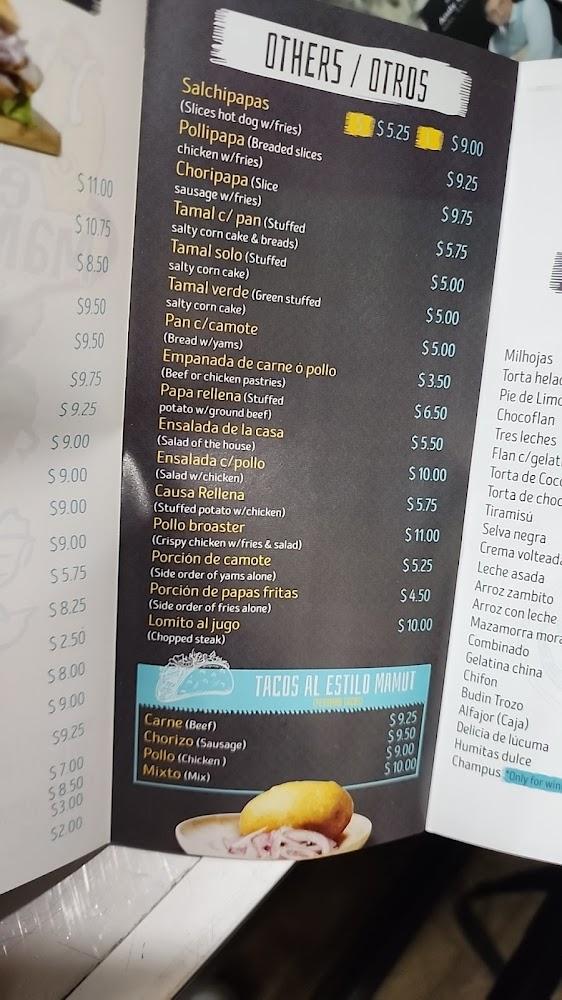 El Mamut Menu image 4